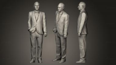 3D model Vladimir Putin (STL)